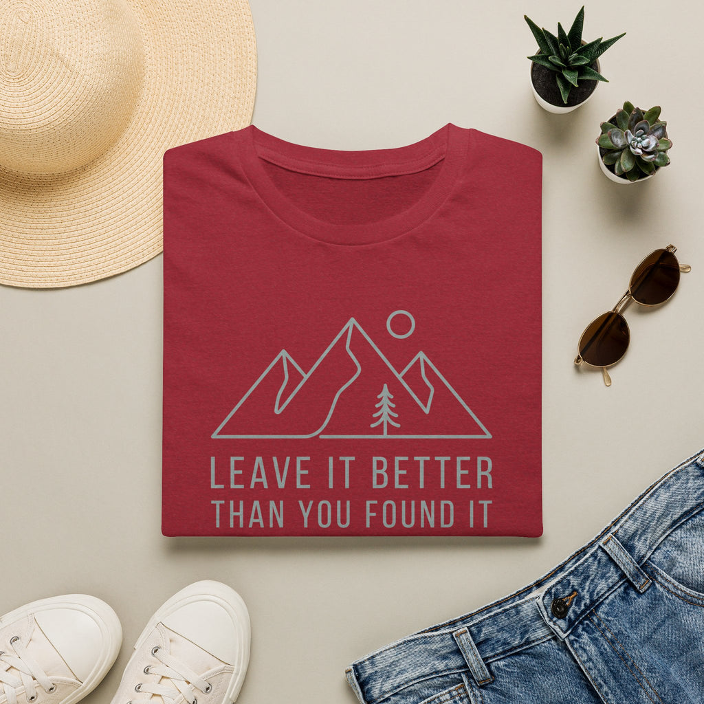 Leave it better line art – Adventure Graphic T-Shirt