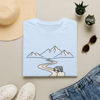The open road – Adventure Graphic Line Art T-Shirt