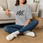 Cheetah tent infused – Adventure Graphic Line Art T-Shirt