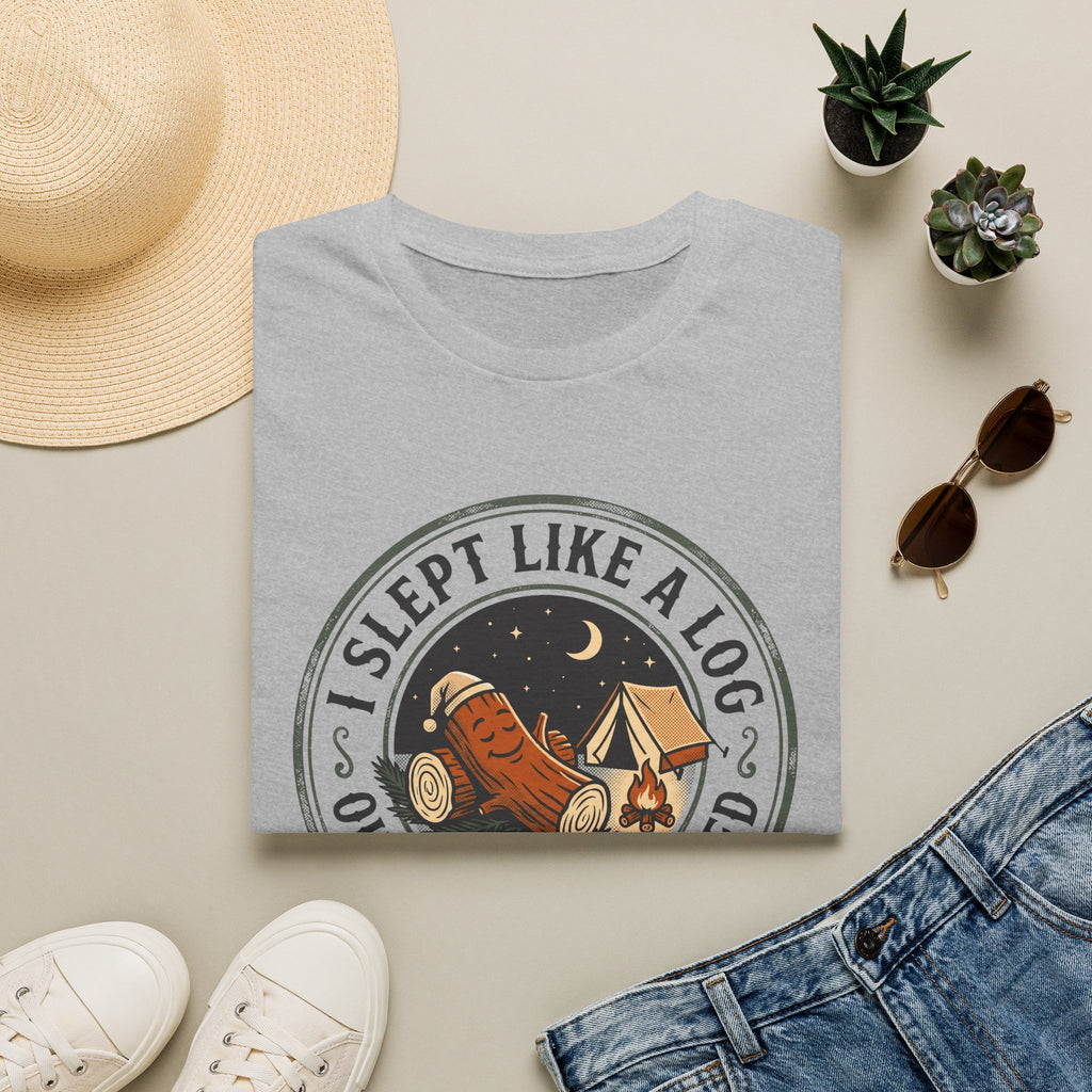 I slept like a log – Adventure Graphic Cartoon Art T-Shirt