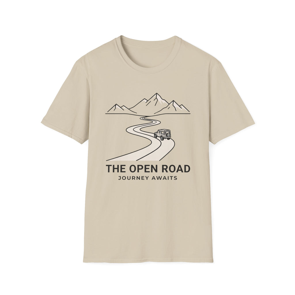 The open road – Adventure Graphic Line Art T-Shirt