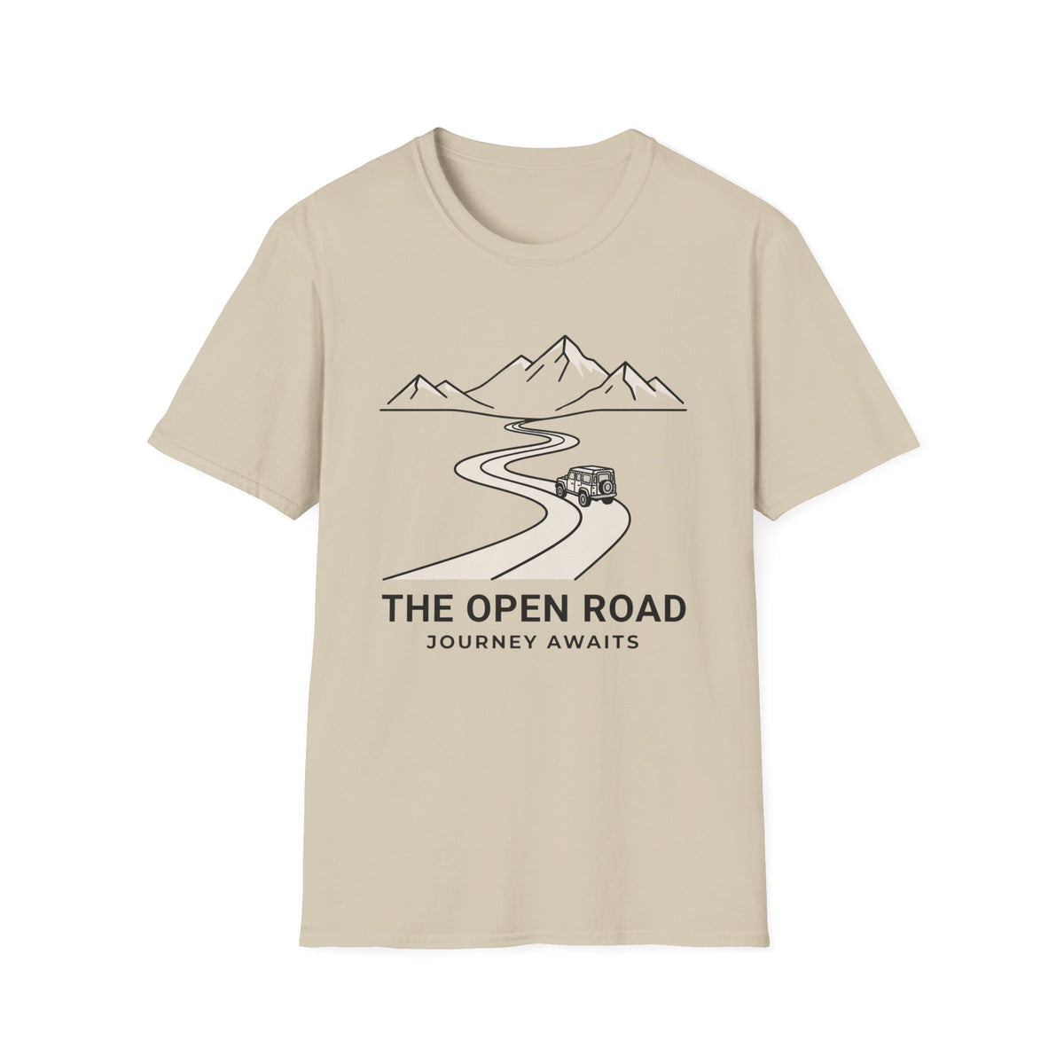 The open road – Adventure Graphic Line Art T-Shirt