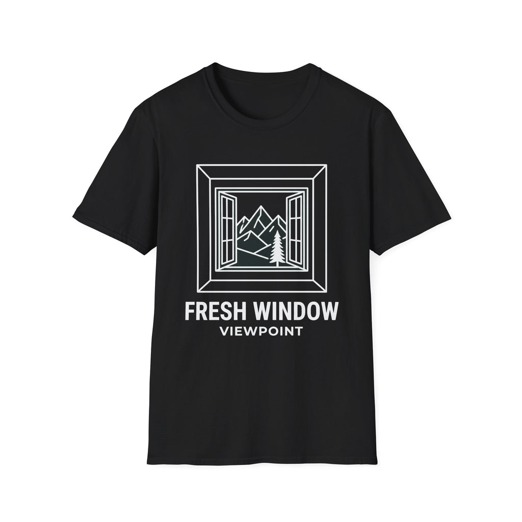 Fresh window – Adventure Graphic Line Art T-Shirt