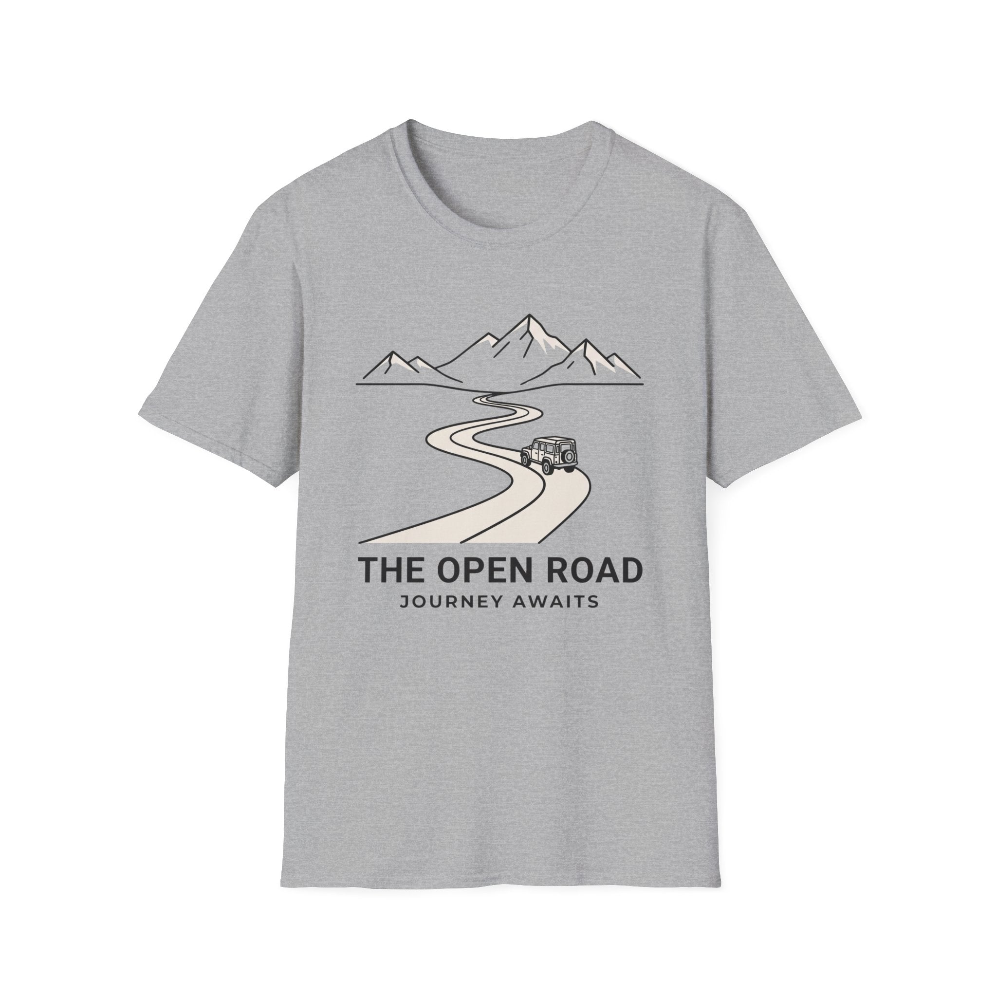 The open road – Adventure Graphic Line Art T-Shirt