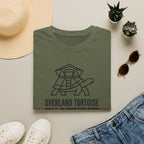 Overland tortoise – Adventure Graphic Line Art T-Shirt