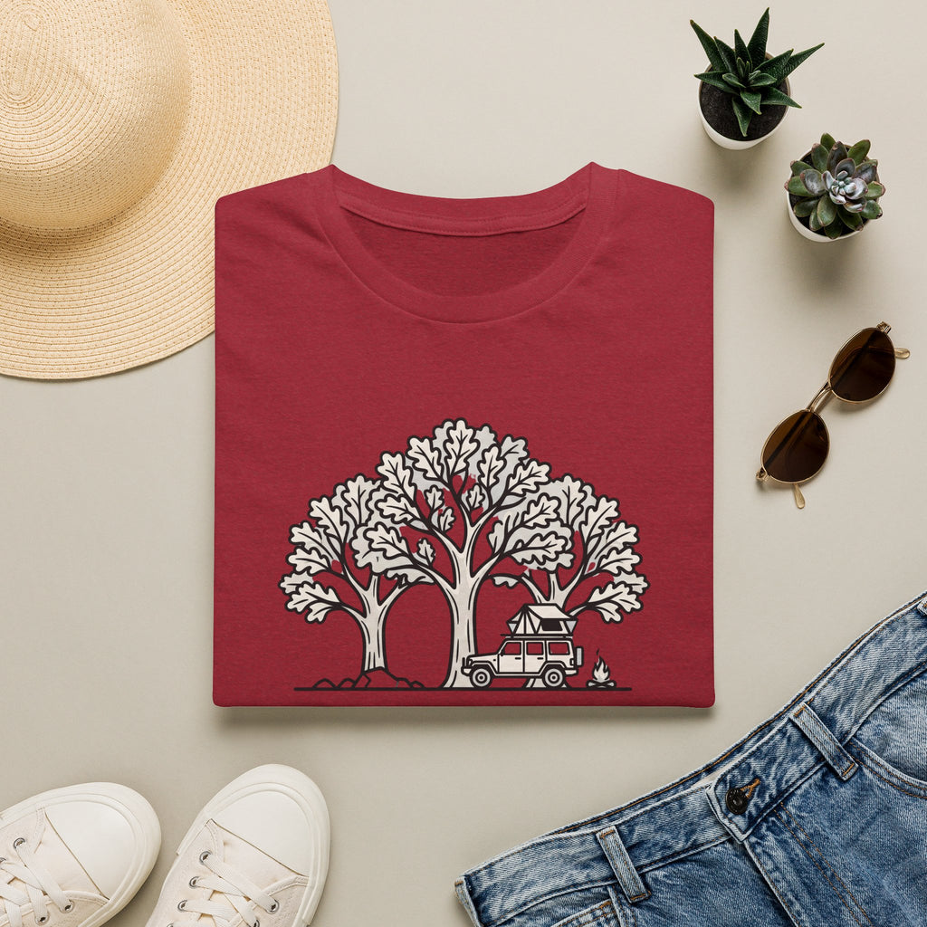 Deep roots forest living – Adventure Graphic Line Art T-Shirt