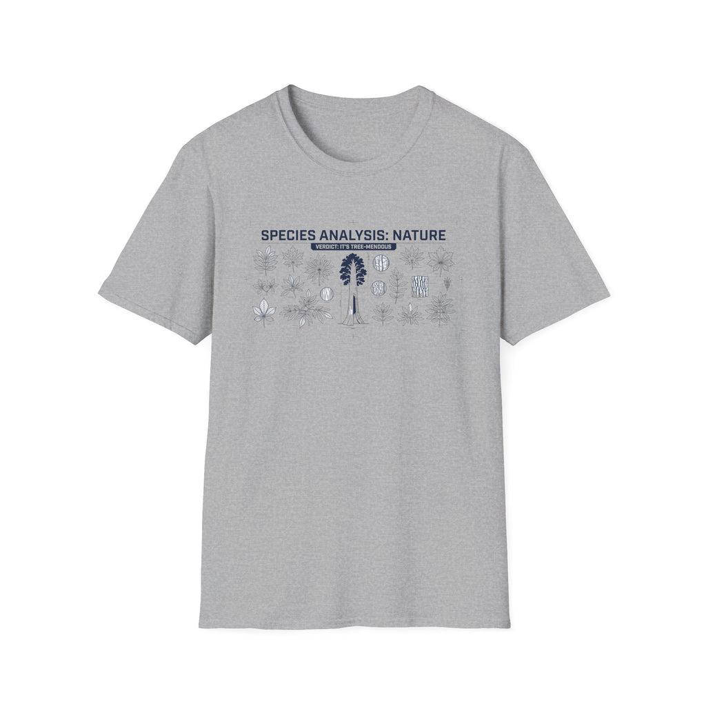 Species analysis – Adventure Graphic Blue Print Art T-Shirt