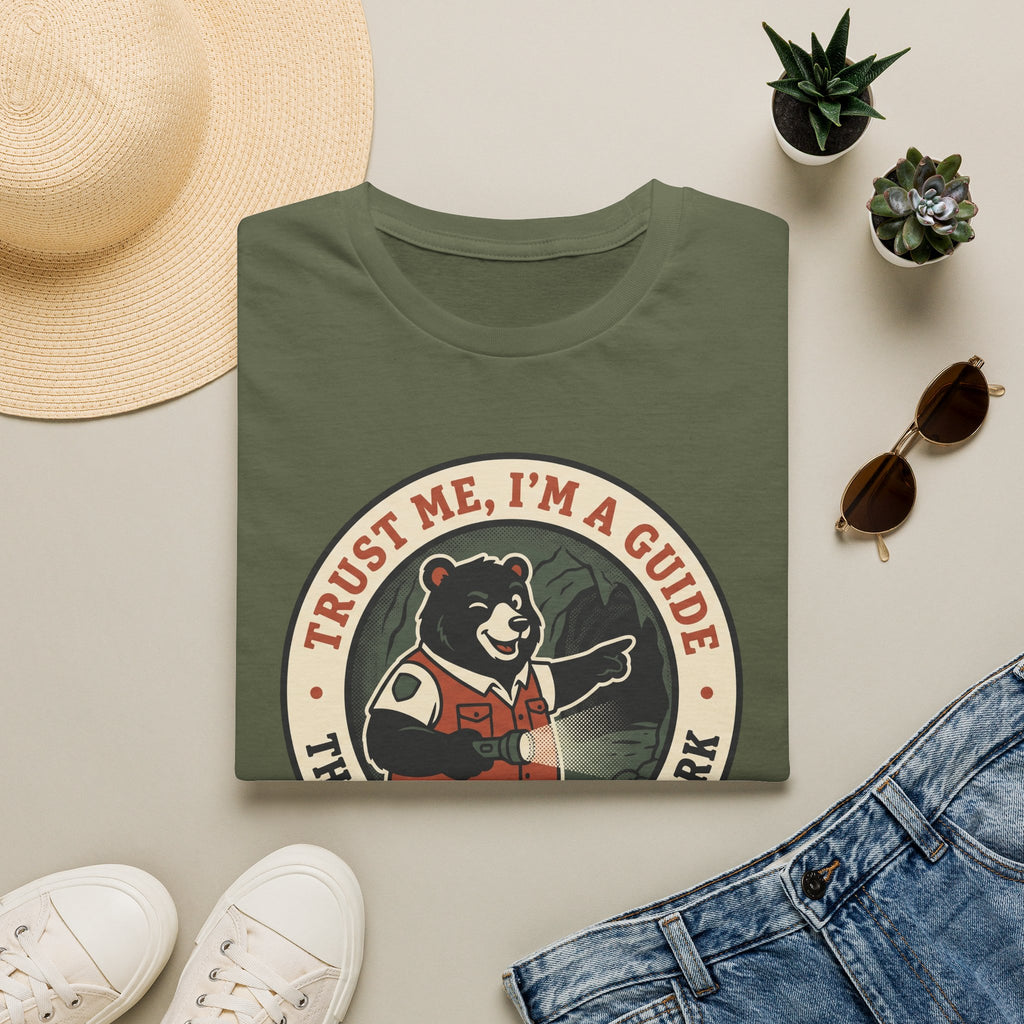 Trust me I am a guide – Adventure Graphic Badge Art T-Shirt