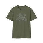 Outdoor infrastructure – Adventure Graphic Line Art T-Shirt