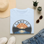 Lake it or leave it – Adventure Graphic Badge Art T-Shirt