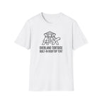 Overland tortoise – Adventure Graphic Line Art T-Shirt