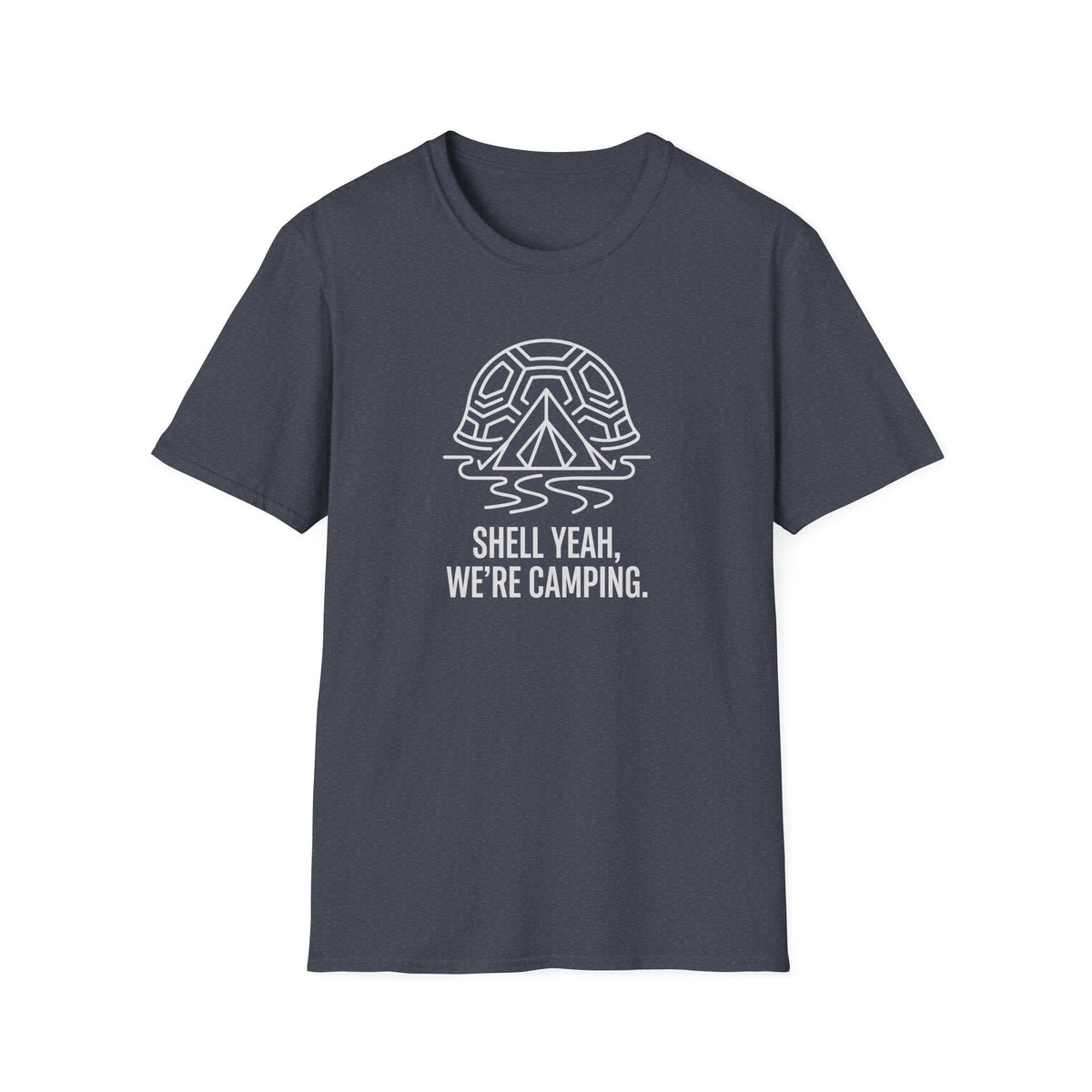 Shell yeah tortoise – Adventure Graphic Line Art T-Shirt