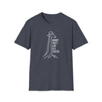 Hiking bit of a stretch giraffe – Adventure Graphic Line Art T-Shirt