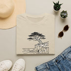 Oceans edge coastal life – Adventure Graphic Line Art T-Shirt