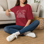 No badger place to be – Adventure Graphic Line Art T-Shirt