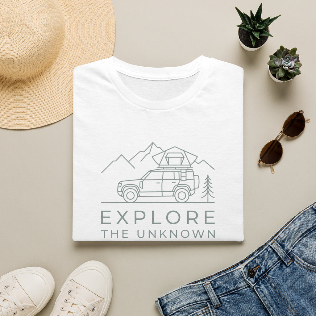 Explore The Unknown T‑Shirt — Adventure Off‑Road Graphic Tee