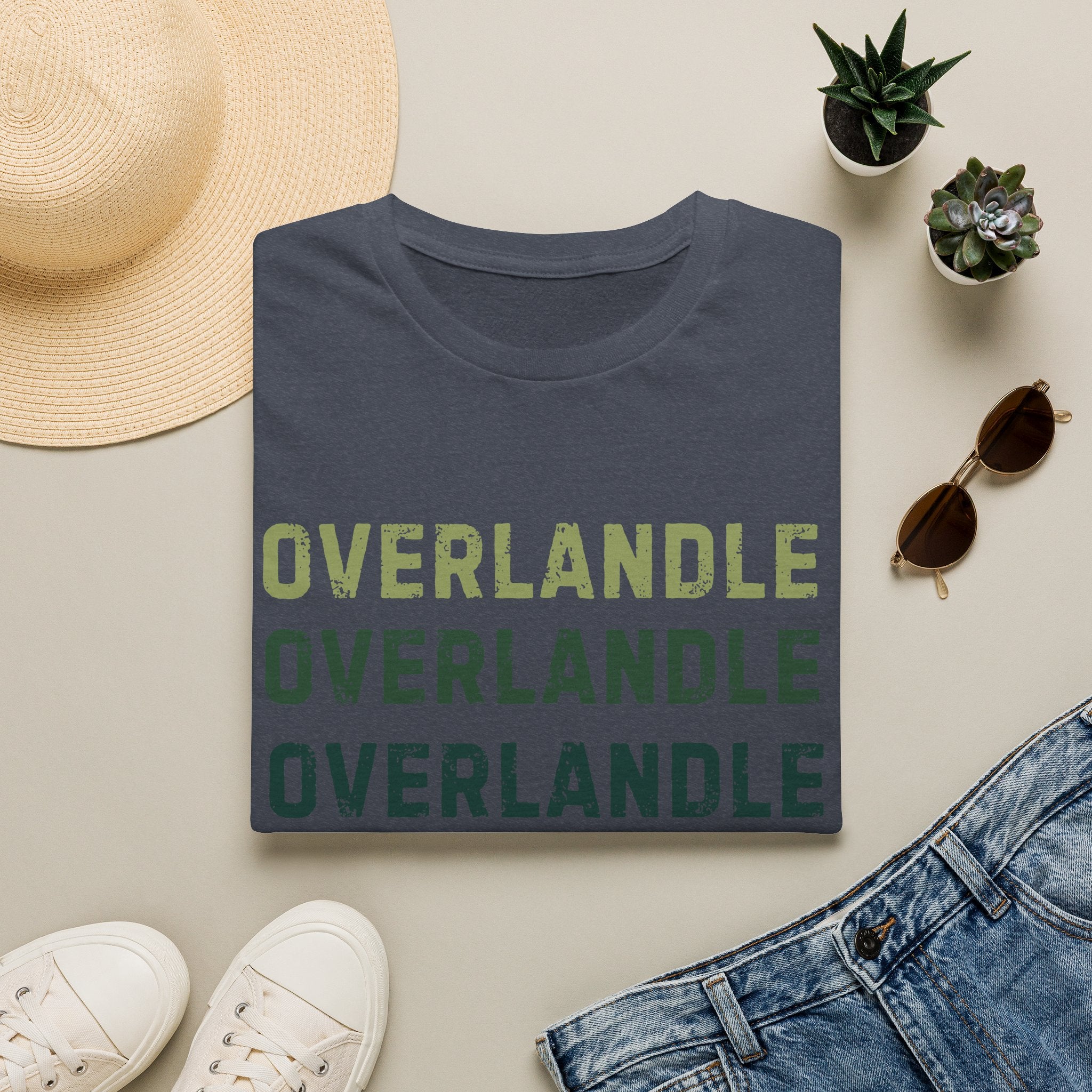Overlandle overlandle repeat – Adventure Graphic Art T-Shirt