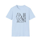 No wifi just wild spots tent – Adventure Graphic Line Art T-Shirt