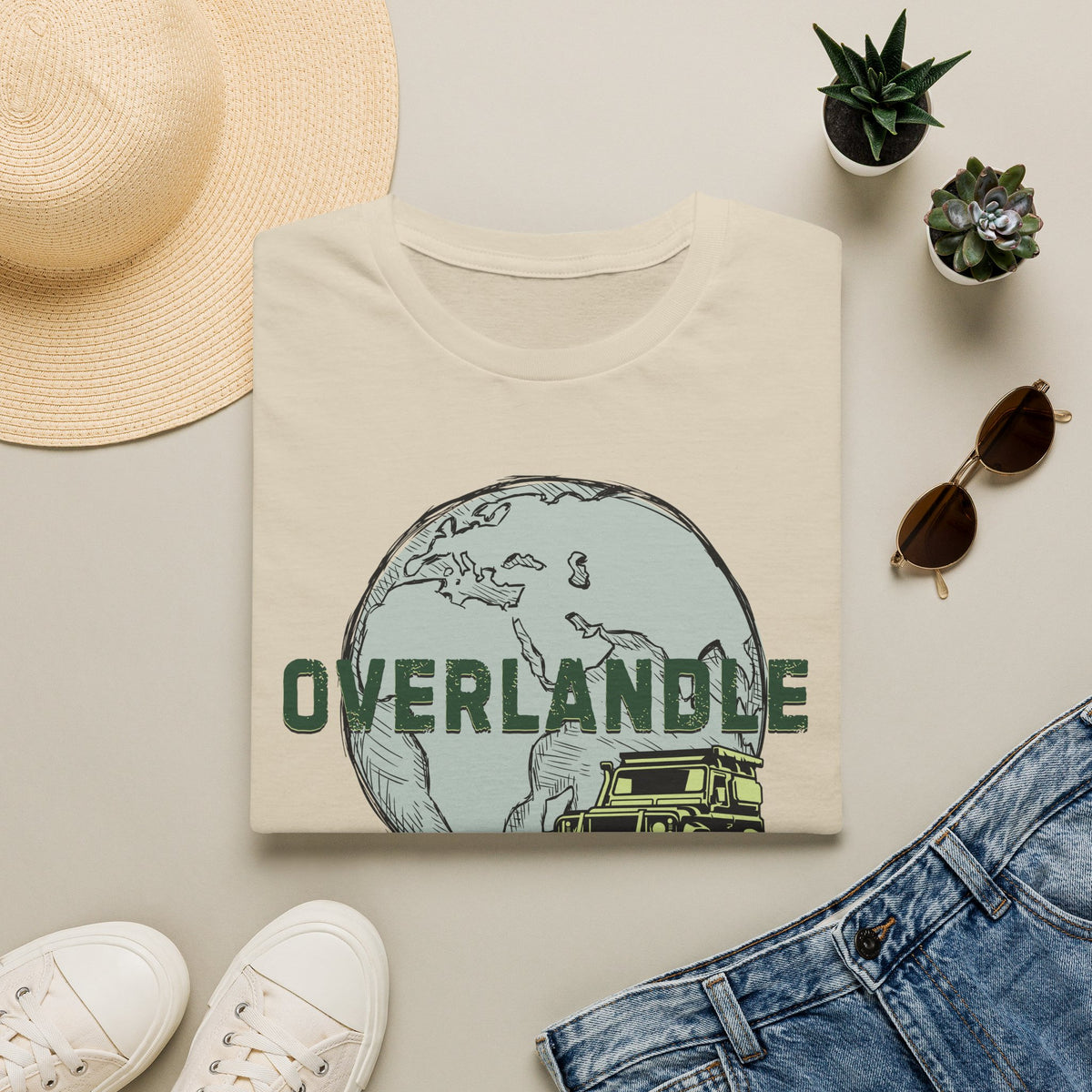 Overlandle logo – Adventure Graphic T-Shirt