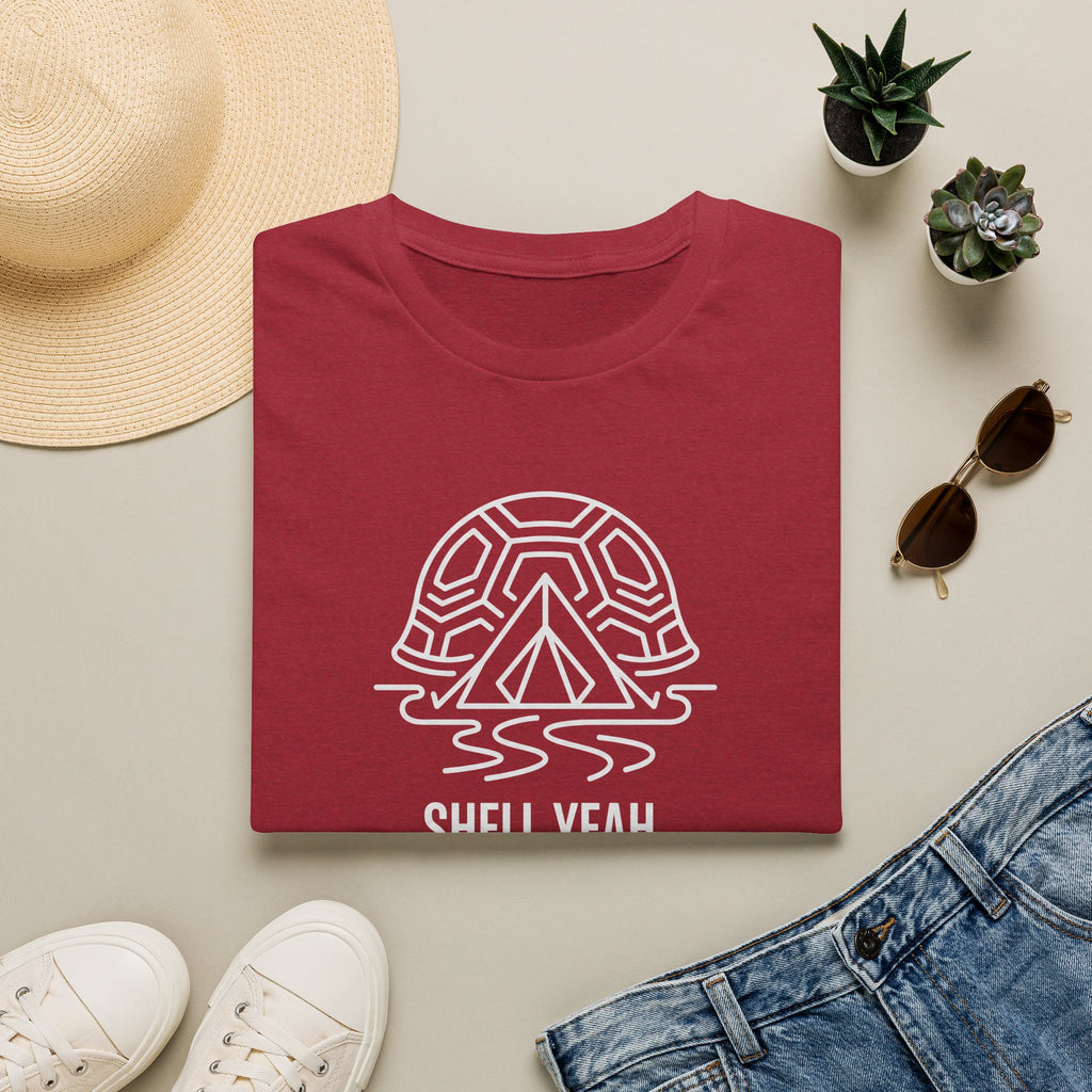 Shell yeah tortoise – Adventure Graphic Line Art T-Shirt