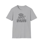 Overland tortoise – Adventure Graphic Line Art T-Shirt