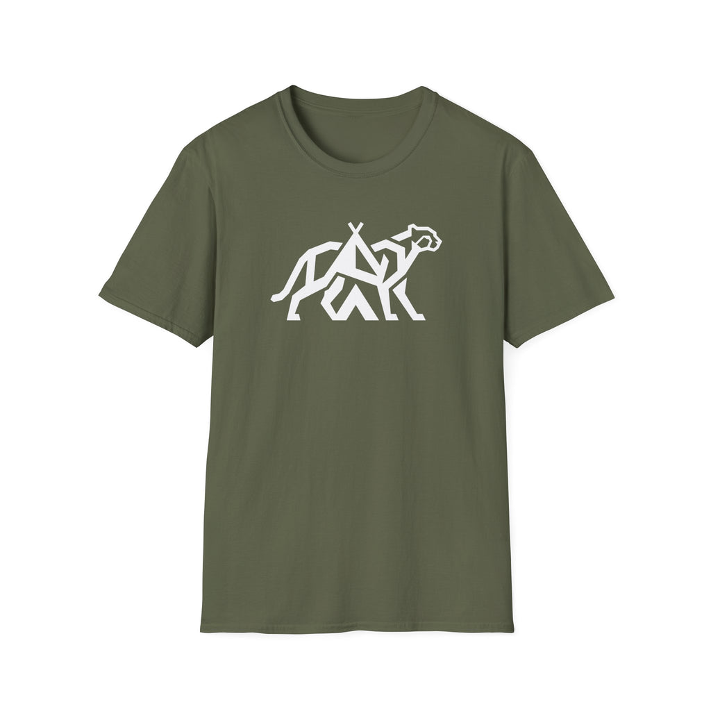 Cheetah tent infused – Adventure Graphic Line Art T-Shirt