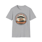 Take the long way home tree – Adventure Graphic Badge Art T-Shirt